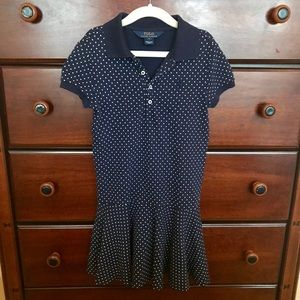 Polo Ralph Lauren Girls Size 6 Navy Dress